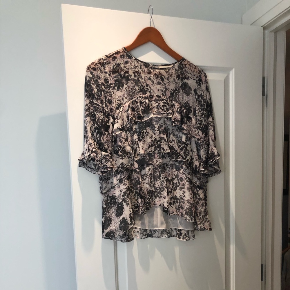 Rebecca Taylor Ruffle Blouse